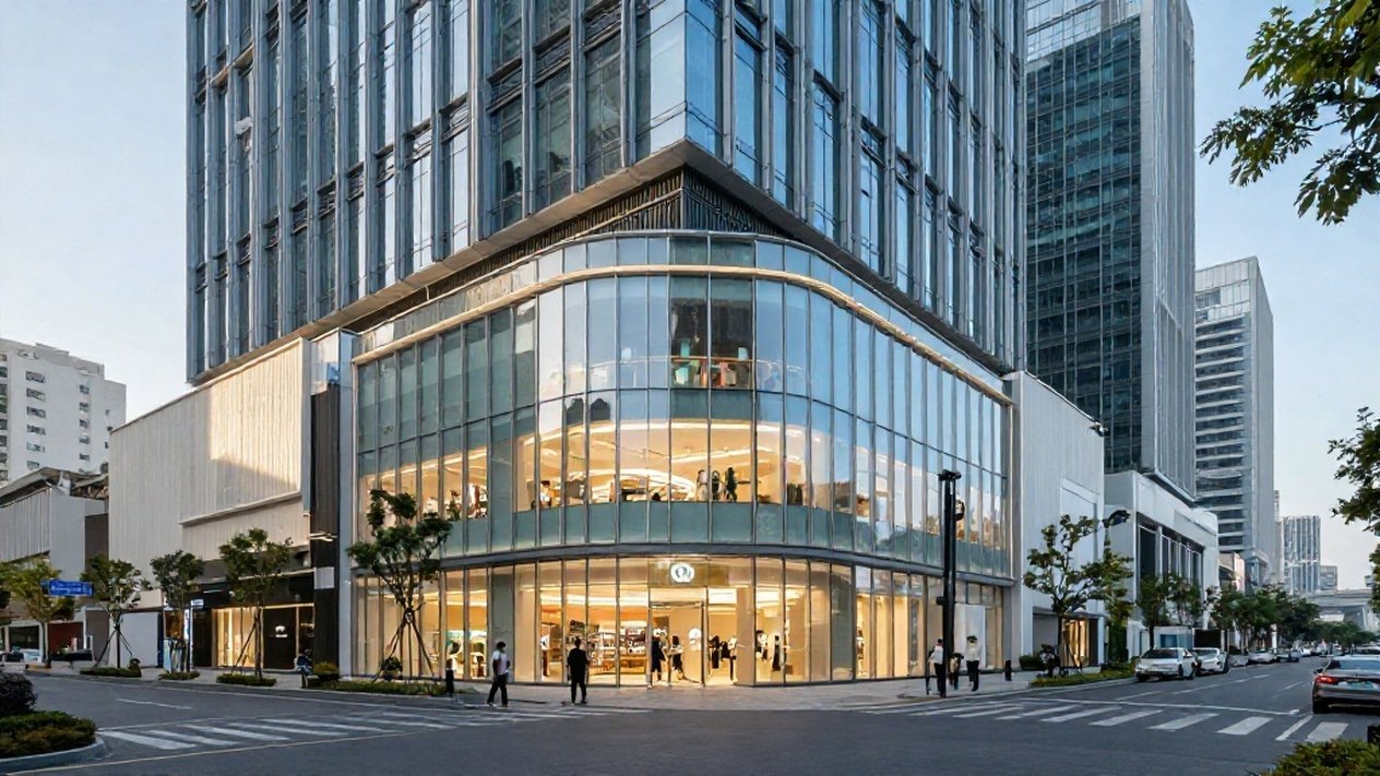 商业综合体案例的建筑与服务场景封面