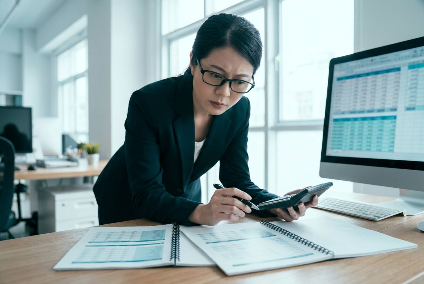 财务人员核对两份报表的数字——B 端业务对一致性和确定性的要求近乎苛刻